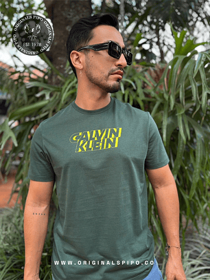 CK CAMISETA GRAPHIC CLASSIC GREEN 