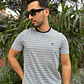 CK CAMISETA RAYADED WHITE-NAVY - Miniatura 1