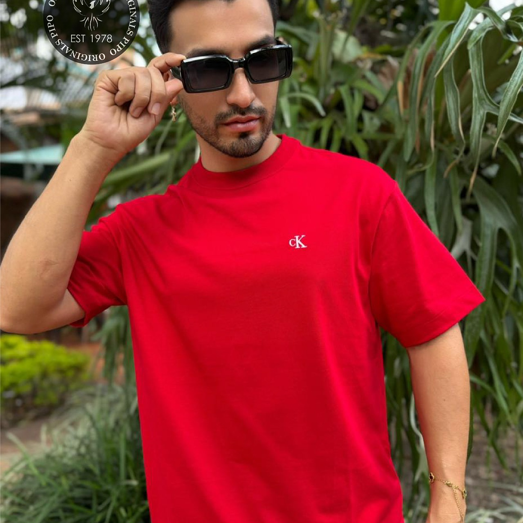 CK CAMISETA RELAXED RED 1