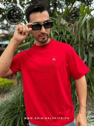 CK CAMISETA RELAXED RED