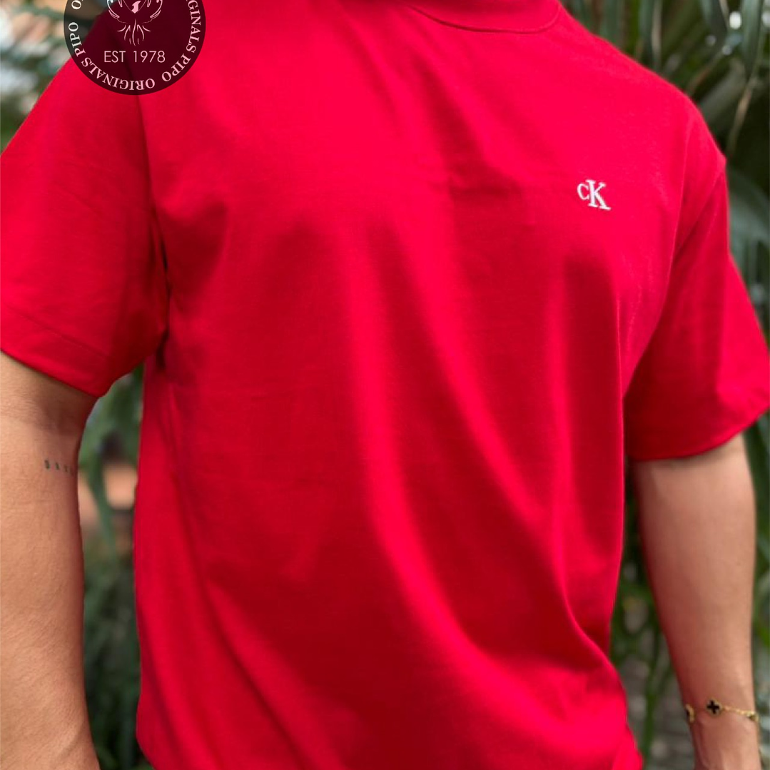 CK CAMISETA RELAXED RED 3