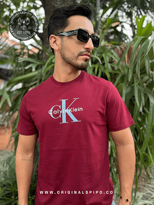 CAMISETA CK MONOLOGO TEE MOROCCAN