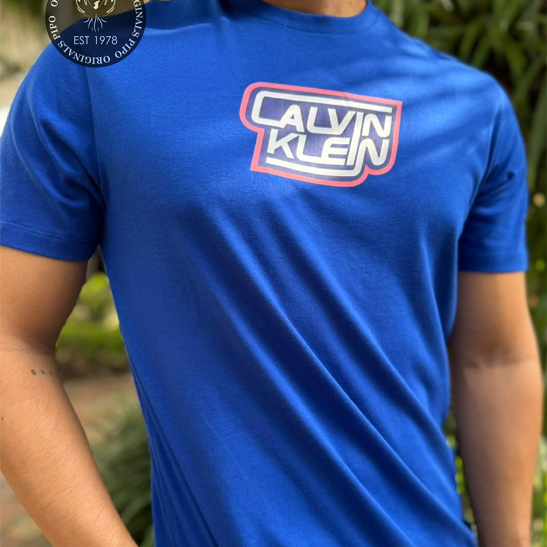 CAMISETA CK SPORT LOGO NAVY 3