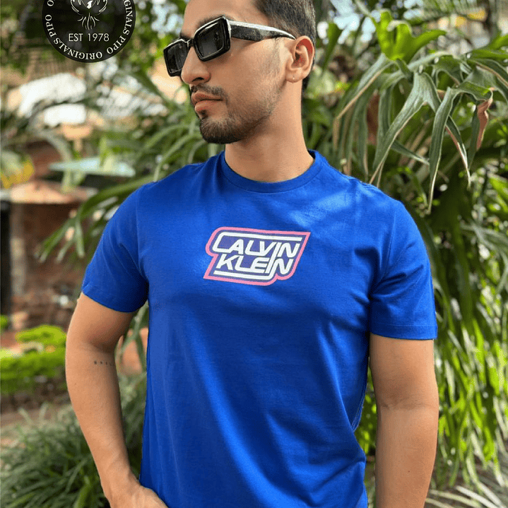 CAMISETA CK SPORT LOGO NAVY 1