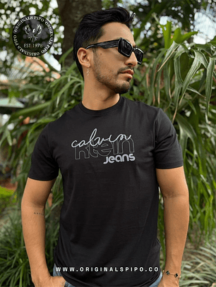 CK CAMISETA GRAPHIC CLASSIC BLACK 