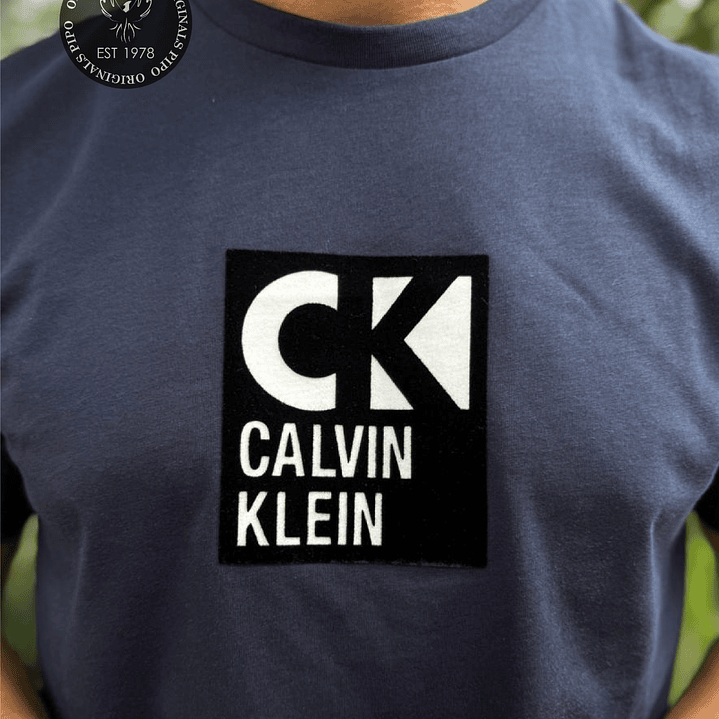 CK CAMISETA LOGO MIX NAVY 2