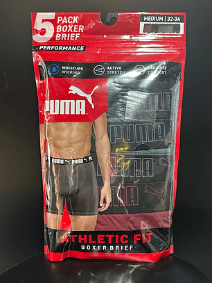 PACK X5 BOXER BRIEF (ROJO-NEGRO-GRIS-AZUL OSCURO, AZUL CLARO)