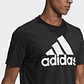 CAMISETA LOGO ADIDAS BLACK - Miniatura 3