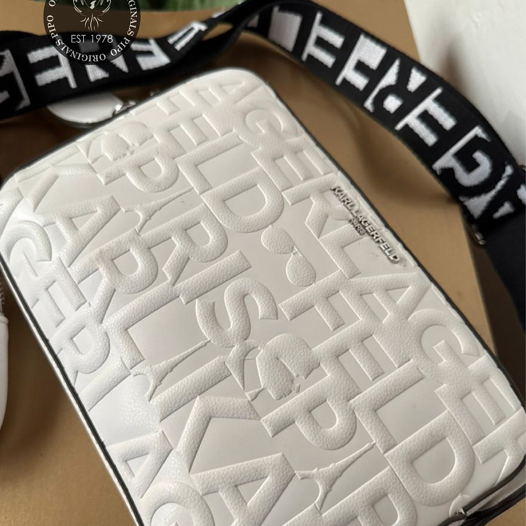 BOLSO KARL WHITE MOSAICO  2