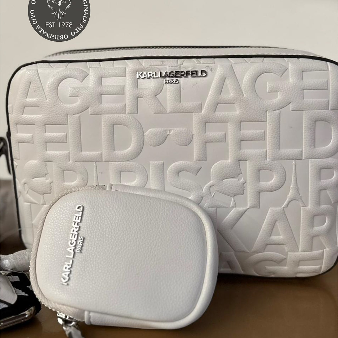 BOLSO KARL WHITE MOSAICO  3