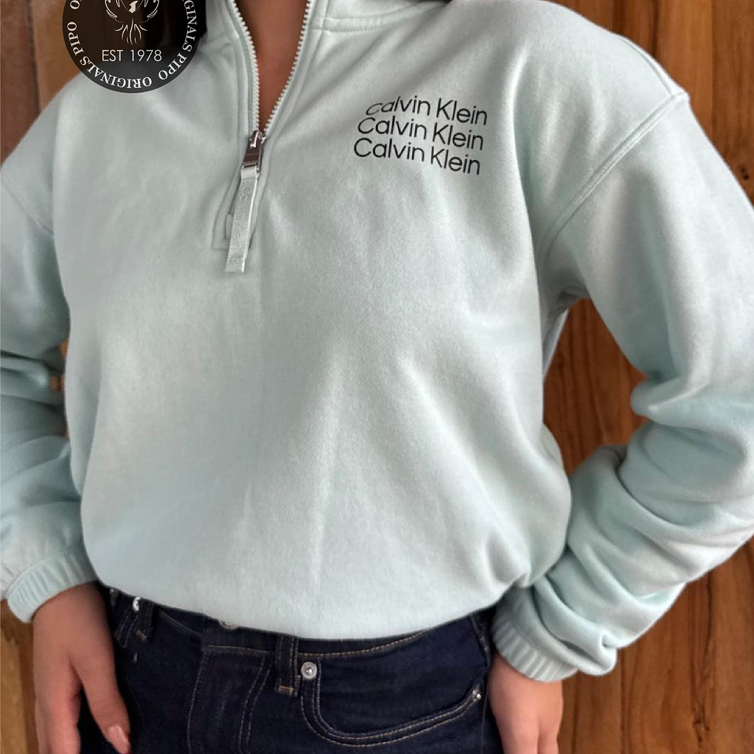 HOODIE CK VERDE MENTA 2