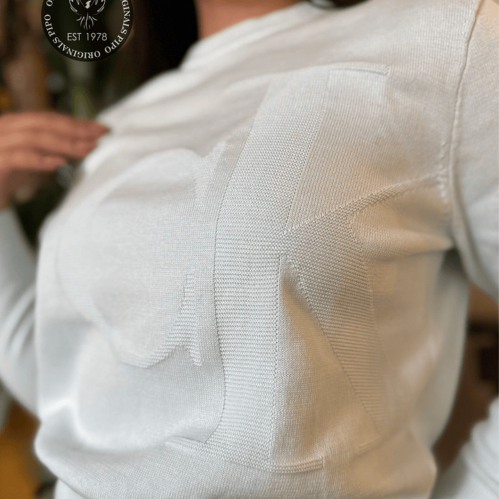 HOODIE MONOGRAM AQUA 3