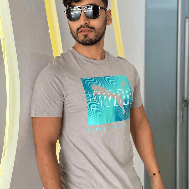 CAMISETA WAVY GRAY PUMA 1