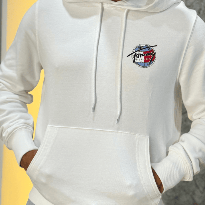 HOODIE OPTIC FLEECE TH WHITE 4