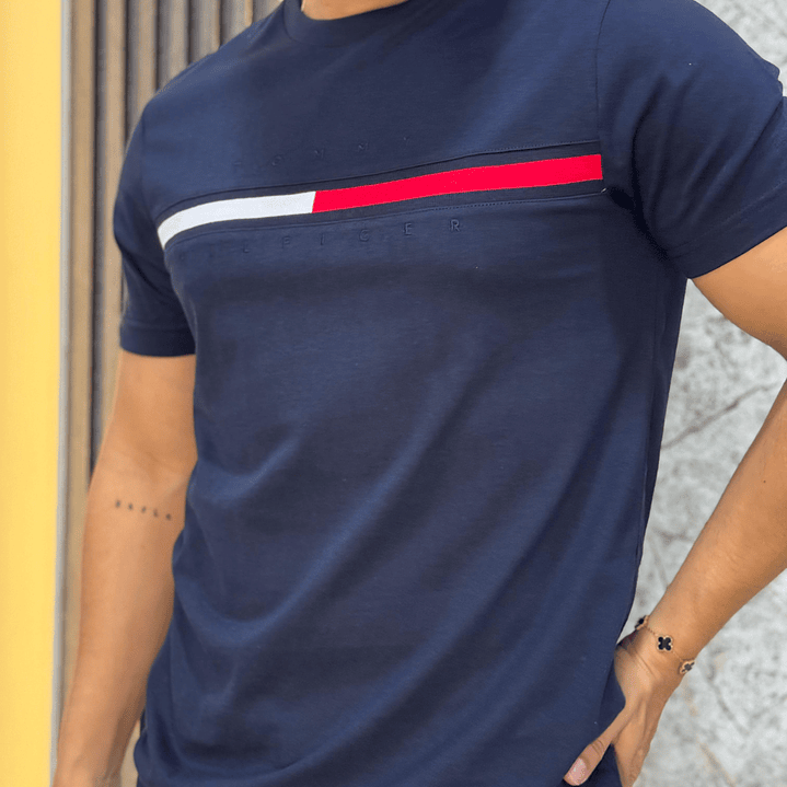 BANDERA TOMMY NAVY 3