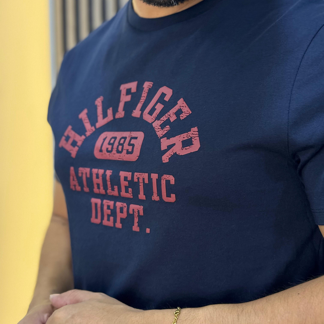 TH CAMISETA HILFIGER 1985 ATHLETIC NAVY 2