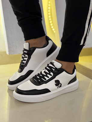 KL SIDE LOGO HEARD WHITE 