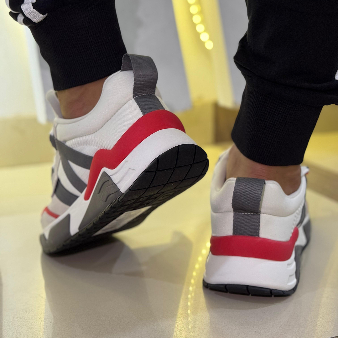 DIESEL S-BRENTHA BLANCO-ROJO 2