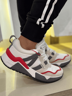 DIESEL S-BRENTHA BLANCO-ROJO