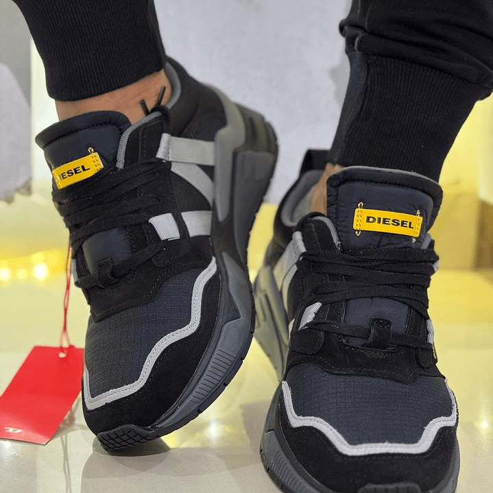 DIESEL S-BRENTHA NEGRO-GRIS  2