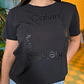 CAMISETA CK OUTLINE BLACK - Miniatura 3