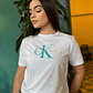 CK CAMISETA MONOLOGO TEE LILA - Miniatura 1