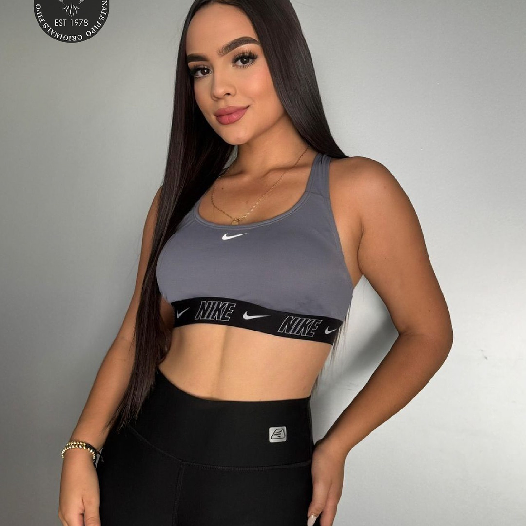 BRA NIKE PRO GREY  1