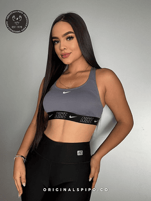 BRA NIKE PRO GREY 