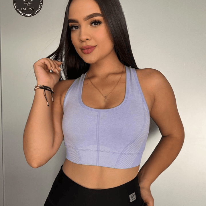 SUJETADOR DEPORTIVO PURPPLE 1
