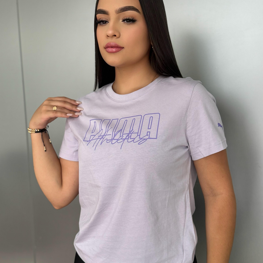 CAMISETA PUMA LIGHT MOSS PURPPLE 1