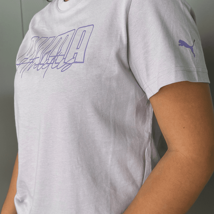 CAMISETA PUMA LIGHT MOSS PURPPLE 3