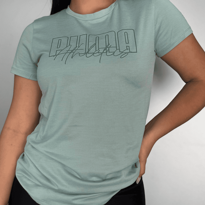 CAMISETA PUMA LIGHT MOSS GREEN 3