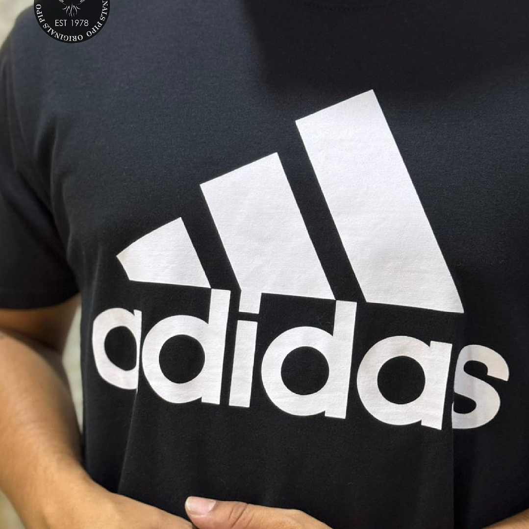 CAMISETA LOGO ADIDAS BLACK 2
