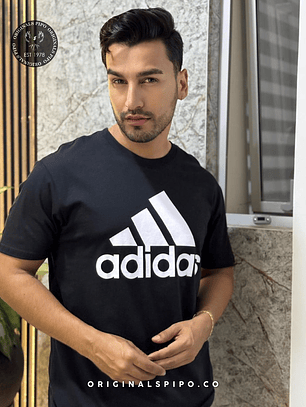 CAMISETA LOGO ADIDAS BLACK
