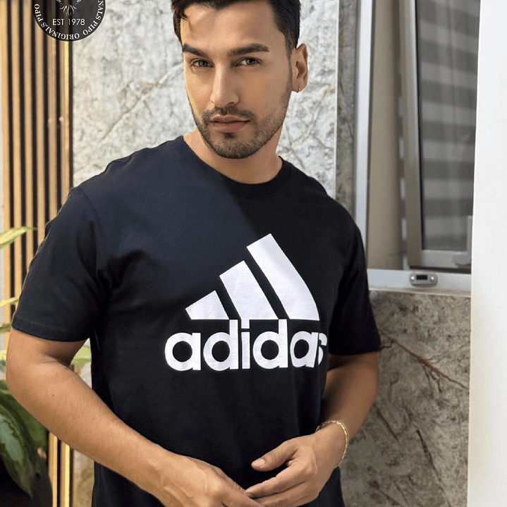 CAMISETA LOGO ADIDAS BLACK 1