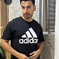 CAMISETA LOGO ADIDAS BLACK - Miniatura 1