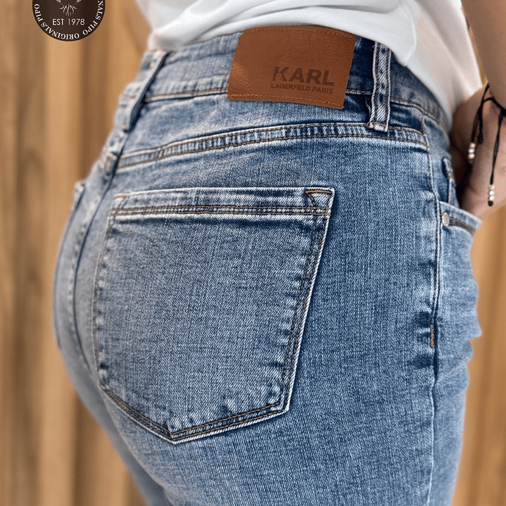 JEANS KARL LETTER BLACK 4