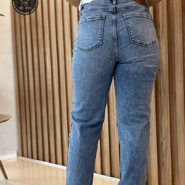 JEANS KARL LETTER BLACK 6