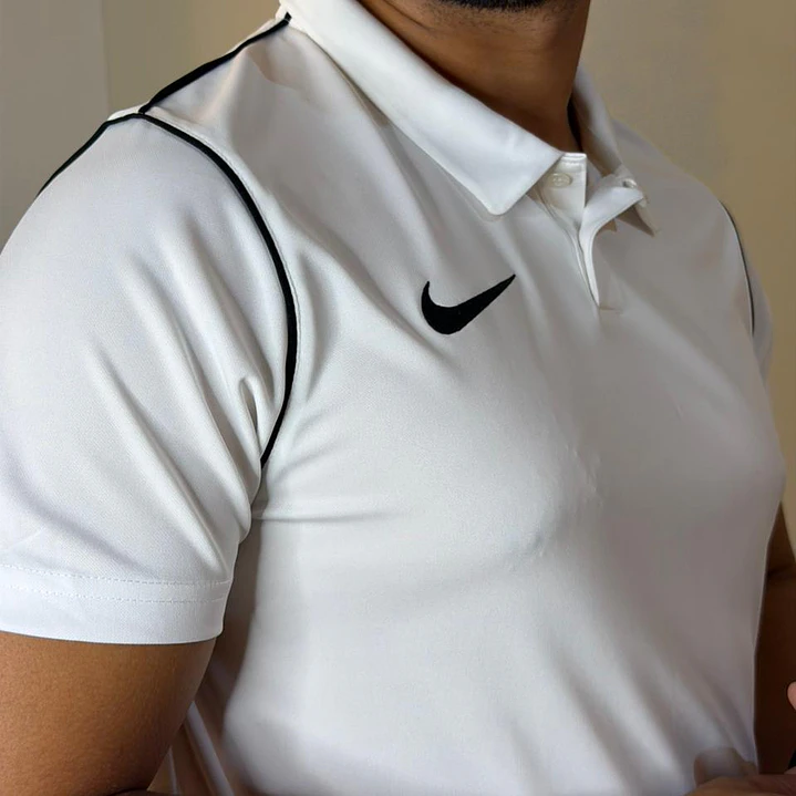 CAMISETA POLO DRI FIT WHITE 3