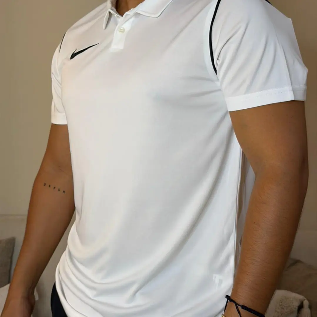 CAMISETA POLO DRI FIT WHITE 4