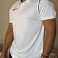 CAMISETA POLO DRI FIT WHITE - Miniatura 4
