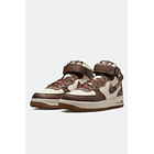 NIKE AIR FORCE 1 MID '07 LX BROWN PLAID 4