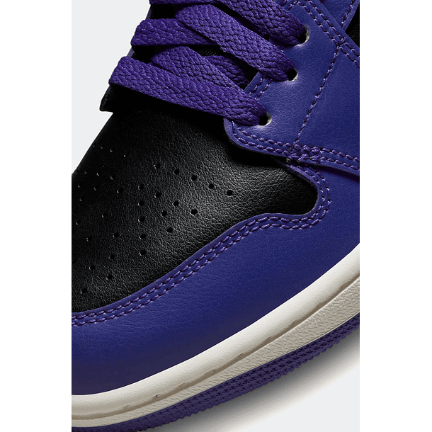 JORDAN 1 MID PURPLE BLACK - MUJER 3