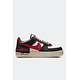 NIKE AIR FORCE 1 SHADOW BLACK/UNIVERSITY RED - MUJER