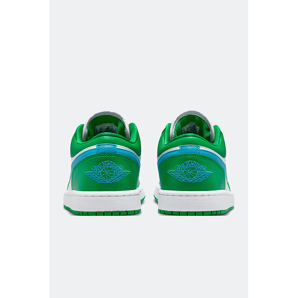 AIR JORDAN 1 LOW LUCKY GREEN AQUATONE - MUJER 6