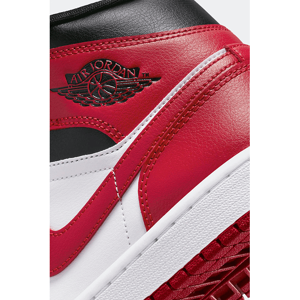 JORDAN 1 MID ALTERNATE BRED TOE - MUJER 5