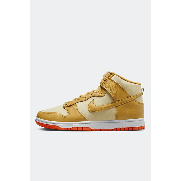 NIKE DUNK HI RETRO PRM GOLD CANVAS 4