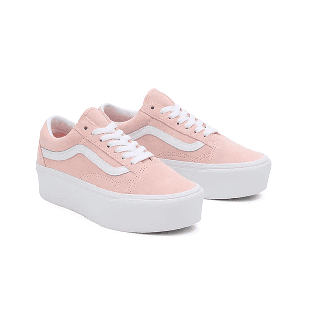 Zapatilla Vans Old Skool Stackform Mujer Rosado 3