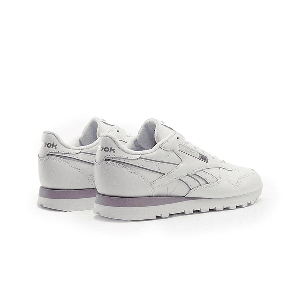 Zapatilla Reebok Cl Leather Mujer Blanco 3