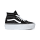 Zapatilla Vans Sk8-Hi Tapered Stackform Mujer Negro